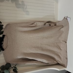 Long Sweater XXL tan